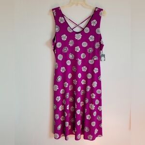 New Vince Camuto Floral  Sleeveless Dress Sz M